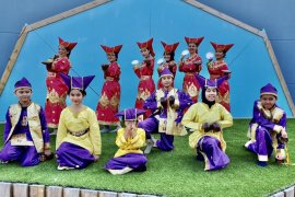 Tarian Minang meriahkan acara Lund Kulturnatten 2020 di Swedia