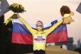 Tadej Pogacar juarai Tour de France 2020
