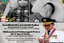 Positif COVID-19, anak bungsu Wali Kota Jambi meninggal dunia