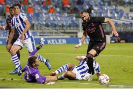 Liga Spanyol:  Sociedad  tahan Madrid tanpa gol