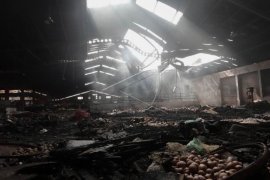 Kebakaran Pasar Wage Purwokerto