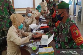 Seluruh personel di jajaran Kodim Pamekasan jalani "rapid test"