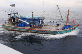 KKP tangkap kapal ikan berbendera Malaysia di Selat  Malaka