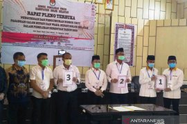 Hasil penetapan nomor urut Pilkada Solok Selatan