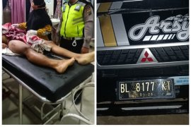 Tabrakan dengan L300, pengendara sepeda motor meninggal di Besitang Langkat