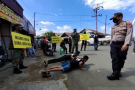Polsek Candi Laras Selatan gencarkan Operasi Yustisi di tempat keramaian