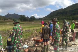 Satgas TMMD ke-109 laksanakan pembangunan fisik di tengah pandemi COVID-19