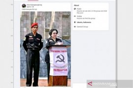 Hoaks, Megawati pidato di podium berlogo palu arit