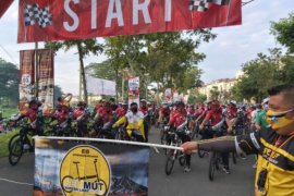 200 pesepeda ikut Gowes Haornas di Medan