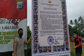 Polsek Anjir Muara sosialisasi Maklumat Kapolri