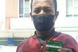 Buruh bangunan di Gresik andalkan JKN-KIS untuk keluarganya