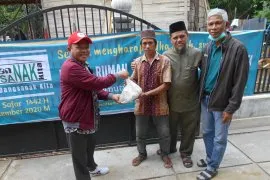 Mualaf di Pegunungan Meratus terima daging hewan kurban