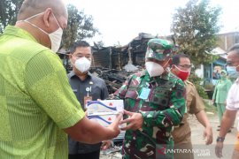 Danrem 092/Maharajalila datangi korban tanah longsor di Tarakan