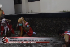 Puluhan ASN terjaring razia protokol kesehatan di Pandeglang