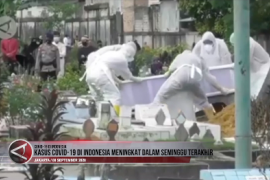 Kasus COVID-19 di Indonesia naik dalam seminggu terakhir