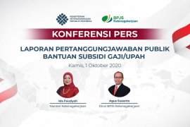BPJAMSOSTEK sudah serahkan seluruh data penerima BSU ke Kemenaker