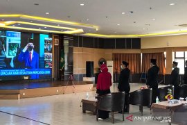 Upacara Hari Kesaktian Pancasila  dilakukan secara virtual
