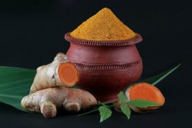 Manfaat daun neem dan kunyit untuk  basmi jerawat