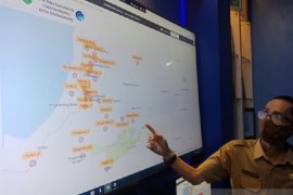 Diskominfo Kota Singkawang membuat peta sebaran pasien COVID-19