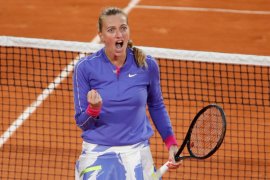 Petra Kvitova lolos dari hadangan Leylah Fernandez di French Open