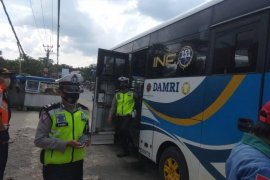 Dishub Lebak optimalkan titik pemeriksaan kendaraan  selama PSBB