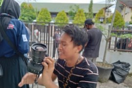 Dua wartawan di Tarakan cedera saat liputan demo omnibus law