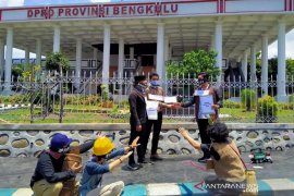 Pemuda Bengkulu gelar teatrikal Tolak Omnibus Law