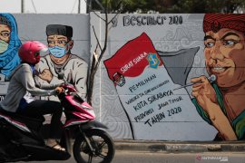 Mural Pilkada Surabaya 2020