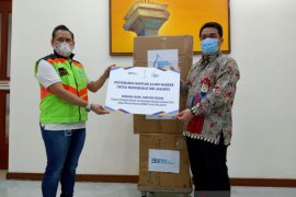 Cegah penyebaran corona, Satgas Bencana Nasional BUMN bagikan 45.000 masker