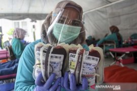 Stok darah berkurang di UTD PMI Solok sejak pandemi COVID-19