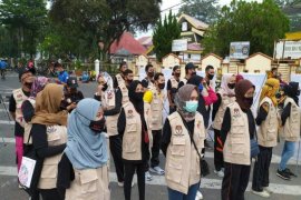 KPU Binjai sosialisasi pilkada di Lapangan Merdeka