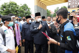 Aksi Damai UU Cipta Kerja, Bupati Muba temui mahasiswa dan buruh