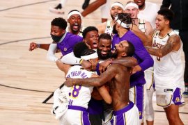 LA Lakers persembahkan gelar juara NBA untuk mendiang Kobe Bryant