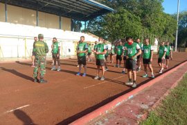 Anggota  Kodim 1008/Tanjung ikuti tes Samapta periodik II