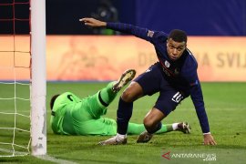 Kylian Mbappe pastikan tim nasional Prancis menang 2-1 atas Kroasia