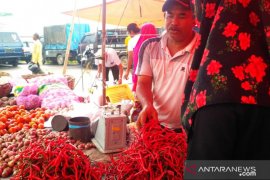 Harga sejumlah bahan kebutuhan pokok di Solok Selatan naik, cabai merah tembus Rp40 ribu