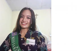 Monica Khonado, finalis Miss Earth Indonesia asal Sulut