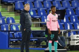 Antoine Griezmann mengecam pernyataan rasial yang ditunjukkan kepada Ansu Fati