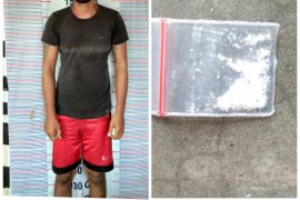 Polsek Pangkalan Brandan Langkat tangkap warga Sei Lapan karena beli sabu