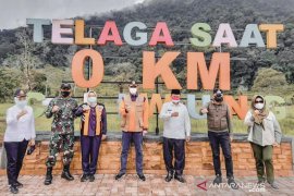 Danjen Kopassus pamerkan Telaga Saat hasil revitalisasi di hulu Sungai Ciliwung Bogor