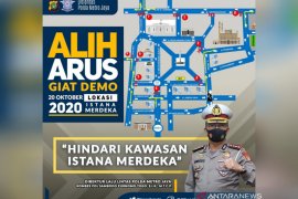 Terkait unjuk rasa, polisi imbau hindari kawasan Istana Merdeka