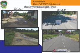 Kabupaten Landak selesaikan rehabilitasi jalan Sebadu-Sompak
