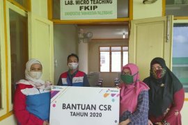 Pertamina bantu penambahan fasilitas Laboratorium Bahasa Universitas Taman Siswa Palembang