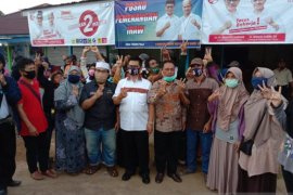 Kedatangan Irianto ke Tana Tidung disambut antusias warga