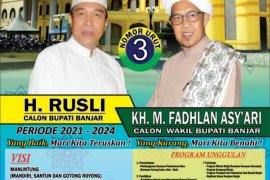 Paslon bupati - wabup banjar "RF" : Kesejahteraan guru harus menjadi perhatian