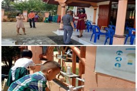 Penerapan prokes di GKPI Pandan, wajibkan 3M, tanpa koor dan bersalaman