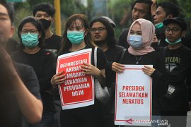 Aksi Mimbar Bebas Mahasiswa di Banjarmasin