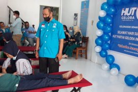 Partai Gelora Indonesia Langkat laksanakan donor darah di HUT Ke 1