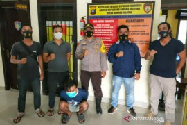 Polres Bangka Selatan tangkap pelaku pencurian aki di areal perkebunan