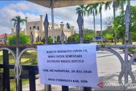 Istana Siak belum buka, wisatawan masih bisa nikmati Tepian Bandar Sungai Jantan